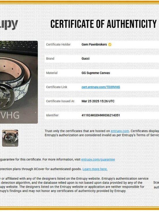 GUCCI Blue & Beige GG Marmont Belt 411924 Size 90/36 US main image 9